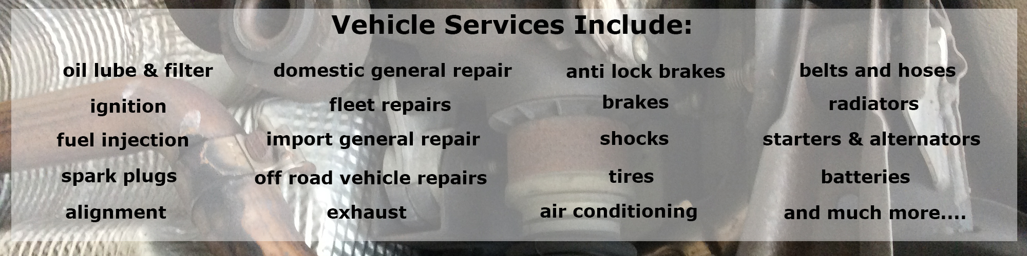 Vehicle Services Slide